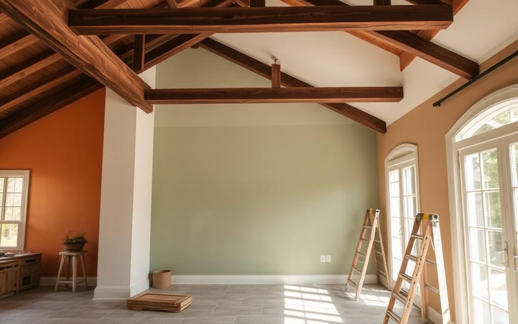 Interior en proceso de remodelación integral